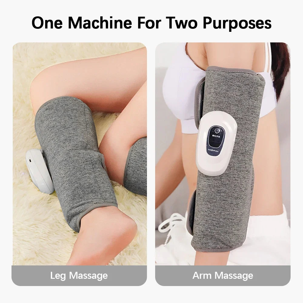 Electric Leg Massager Wireless Rechargeable 360° Air Pressure