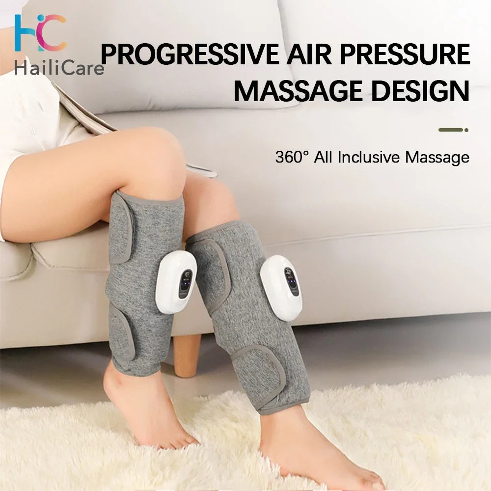 Electric Leg Massager Wireless Rechargeable 360° Air Pressure