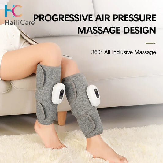 Electric Leg Massager Wireless Rechargeable 360° Air Pressure