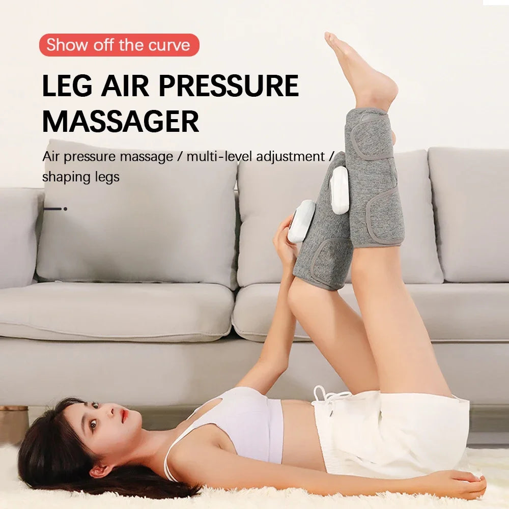 Electric Leg Massager Wireless Rechargeable 360° Air Pressure