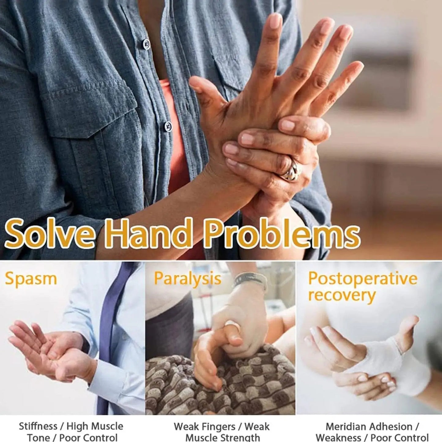 RehabGlove Pro® Portable Stroke Rehabilitation Finger Exerciser